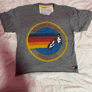 Aviator Nation womens Gray Tee